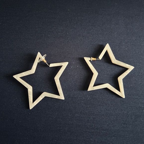 Francesca's Collections Jewelry - Star-Shaped hoop earrings